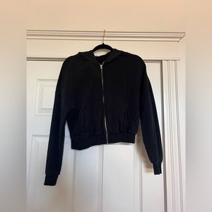 Garage Cropped Zippy Hoodie
